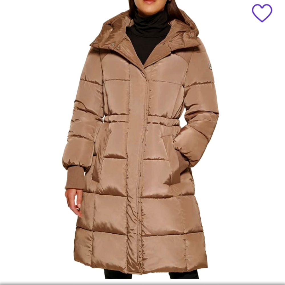 Kenneth Cole 3/4 puffer coat